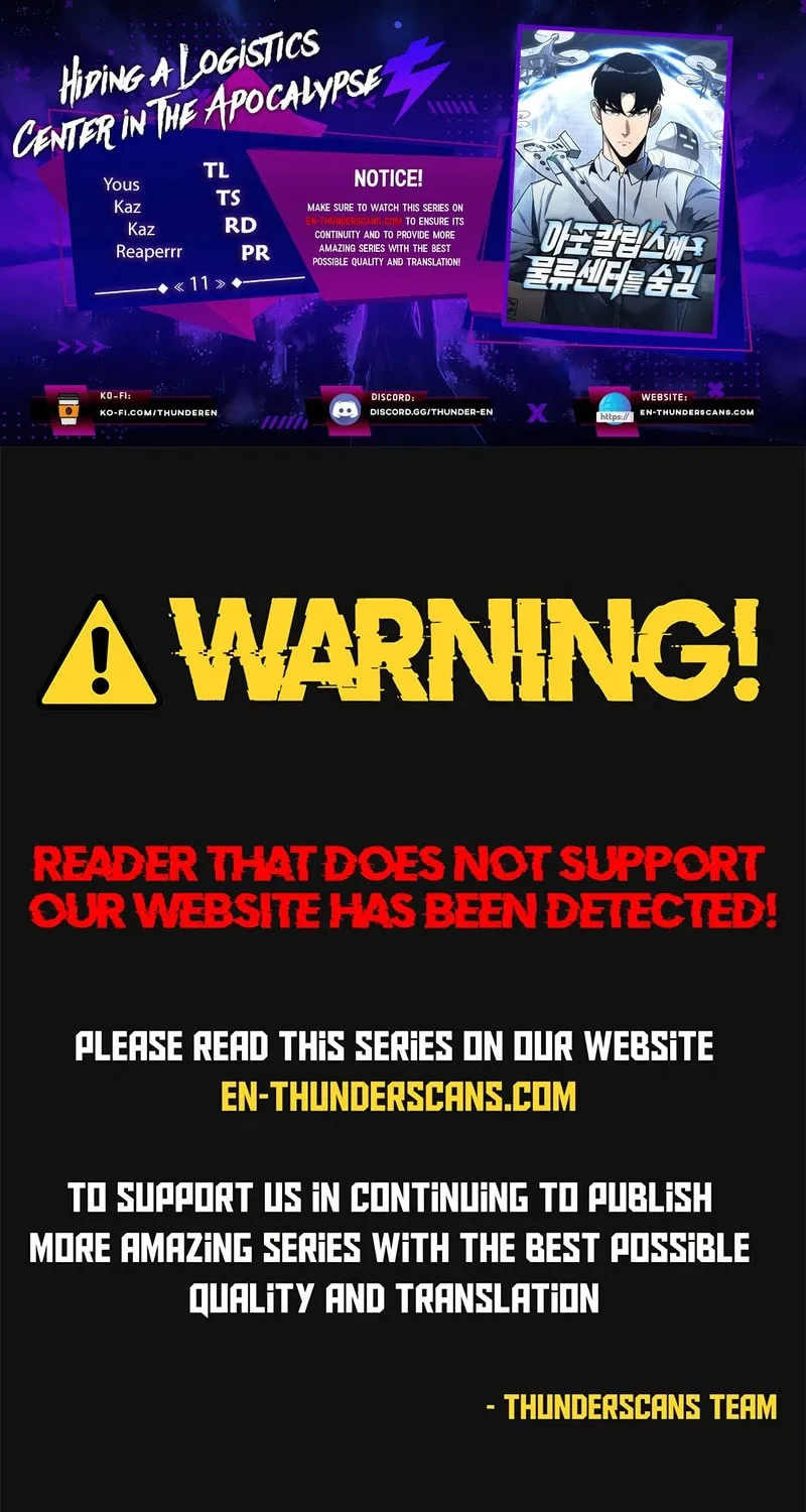 Hiding a Logistics Center in the Apocalypse Chapter 11 page 1 - 