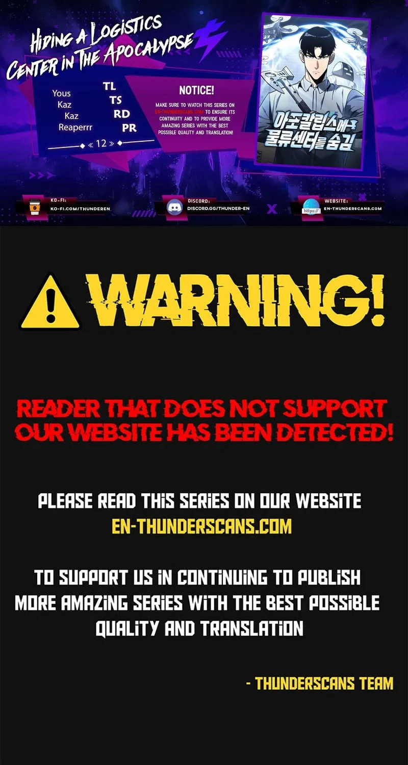 Hiding a Logistics Center in the Apocalypse Chapter 12 page 1 - 