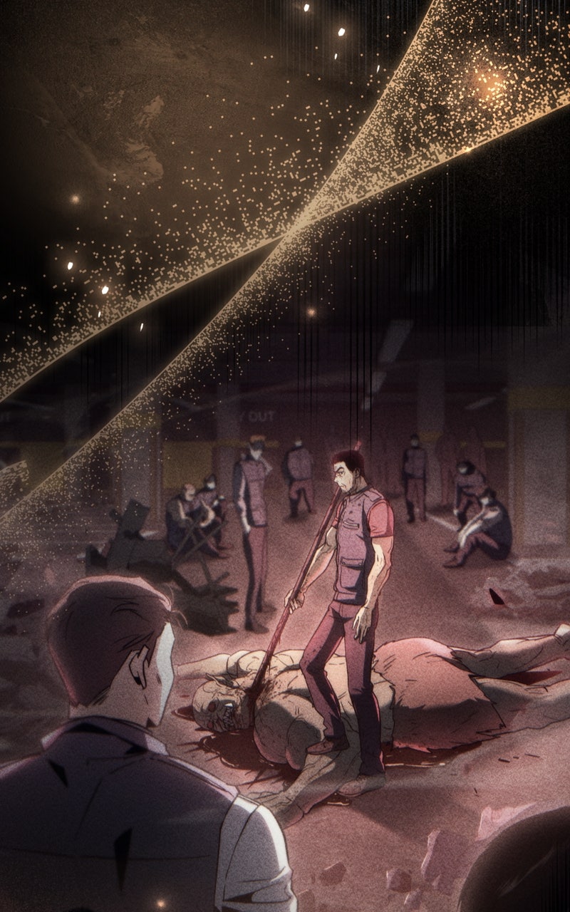 Hiding a Warehousein the Apocalypse Episode 13 page 84 - 