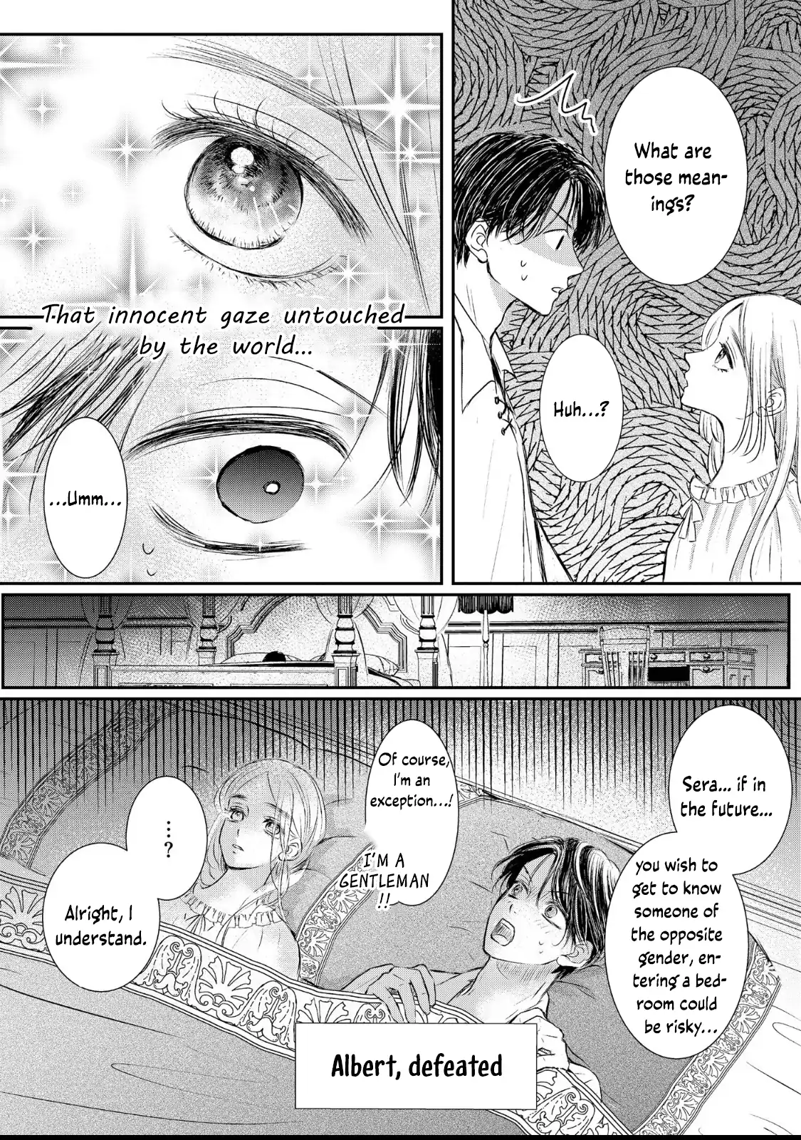 ‏hiding your eyes is such a shame you are incredibly beautiful Chapter 1 page 33 - 