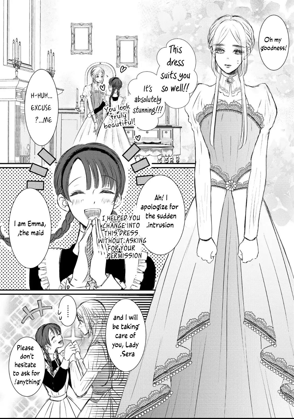 ‏hiding your eyes is such a shame you are incredibly beautiful Chapter 1 page 9 - 
