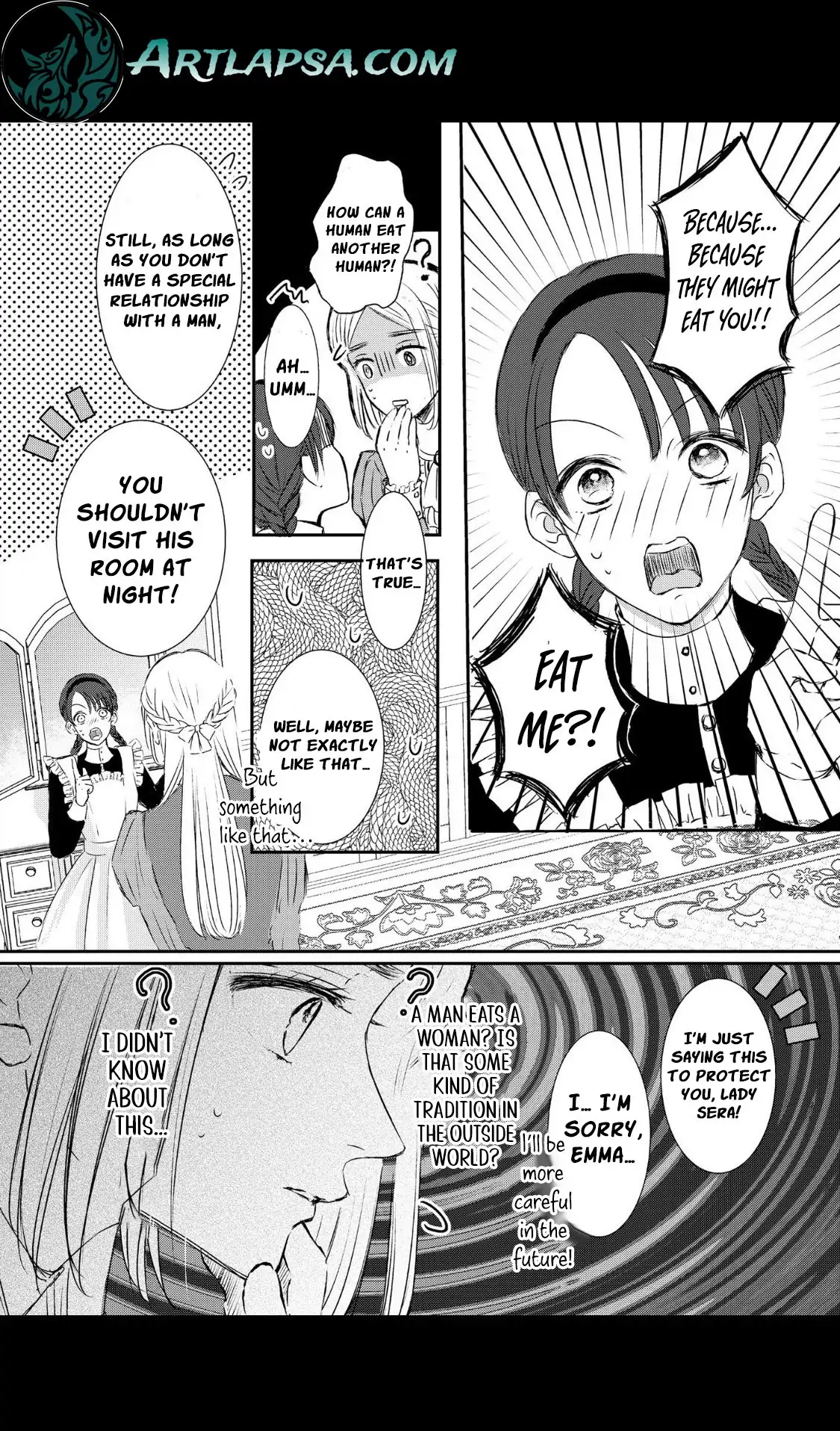 ‏hiding your eyes is such a shame you are incredibly beautiful Chapter 2 page 18 - 