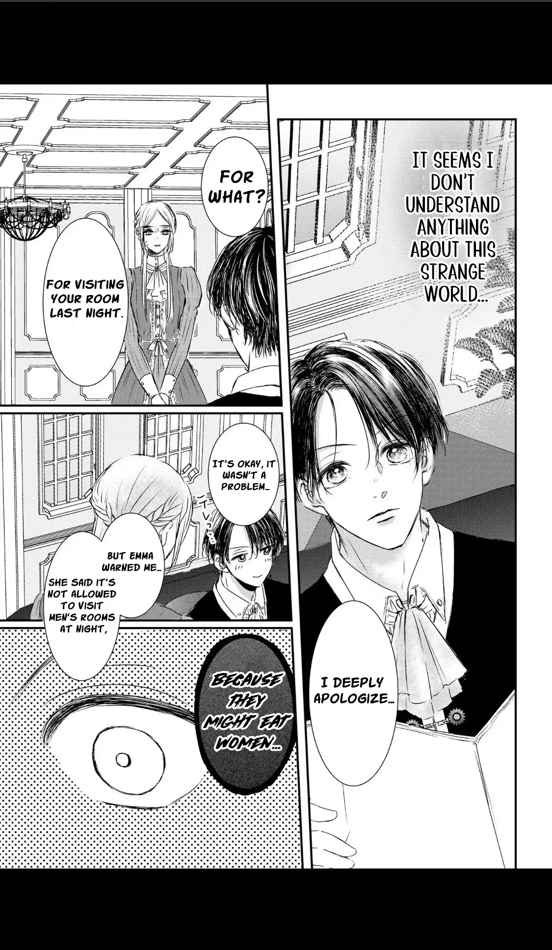 ‏hiding your eyes is such a shame you are incredibly beautiful Chapter 2 page 19 - 