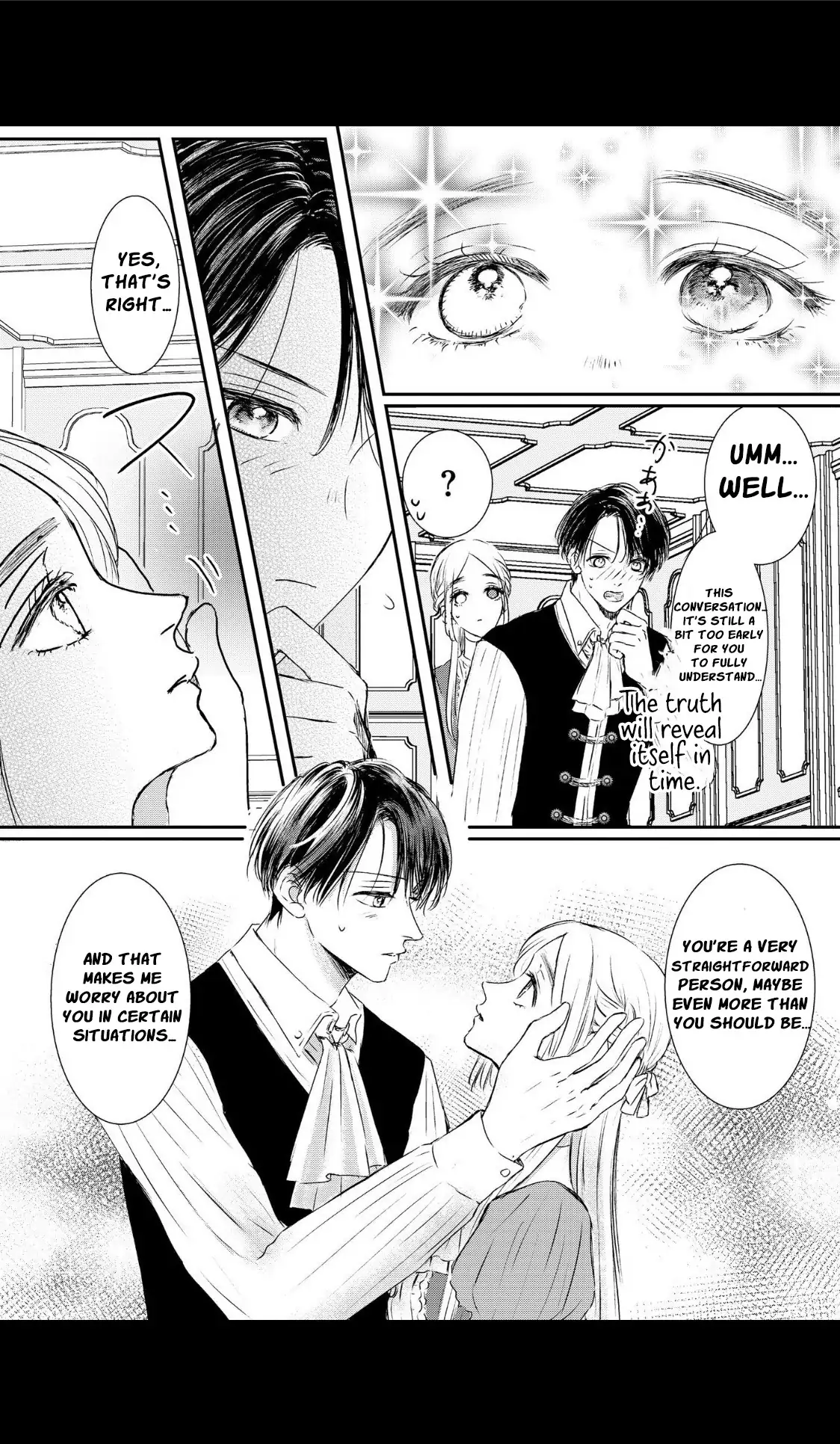 ‏hiding your eyes is such a shame you are incredibly beautiful Chapter 2 page 21 - 