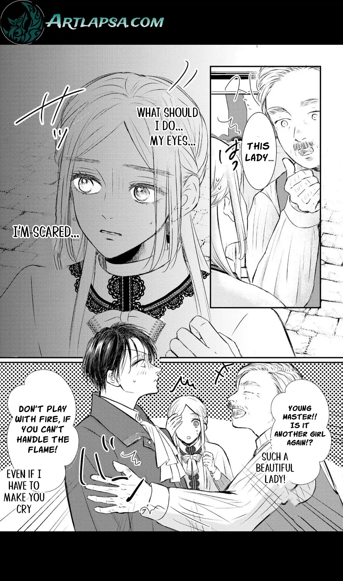 ‏hiding your eyes is such a shame you are incredibly beautiful Chapter 3 page 8 - 