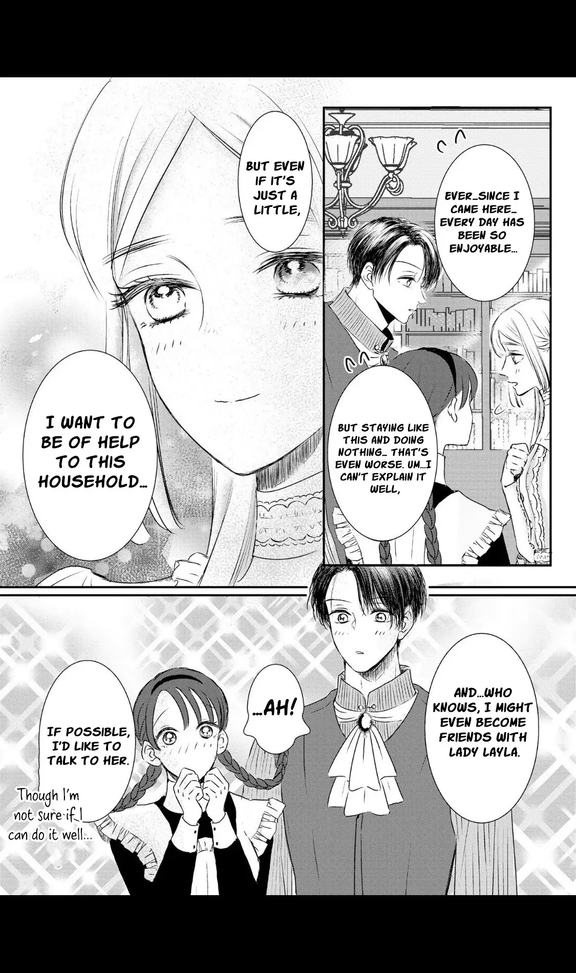 ‏hiding your eyes is such a shame you are incredibly beautiful Chapter 4 page 17 - 