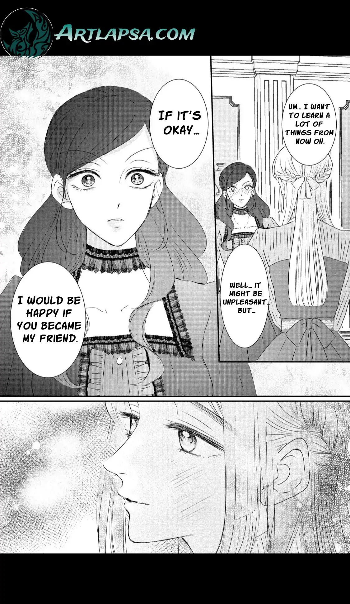 ‏hiding your eyes is such a shame you are incredibly beautiful Chapter 5 page 17 - 