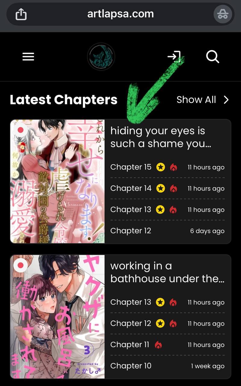 ‏hiding your eyes is such a shame you are incredibly beautiful Chapter 7 page 2 - 