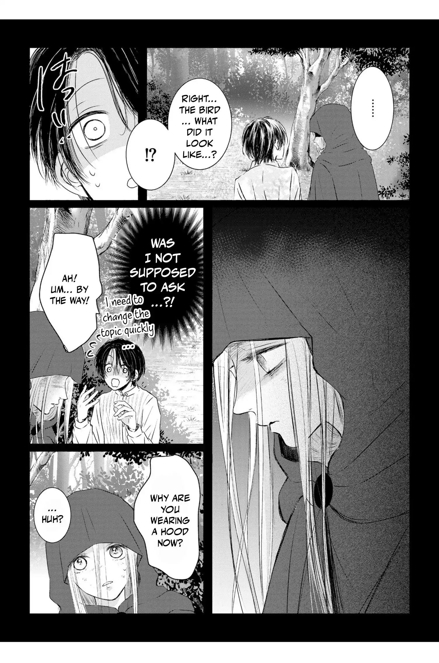 ‏hiding your eyes is such a shame you are incredibly beautiful Chapter 8 page 17 - 