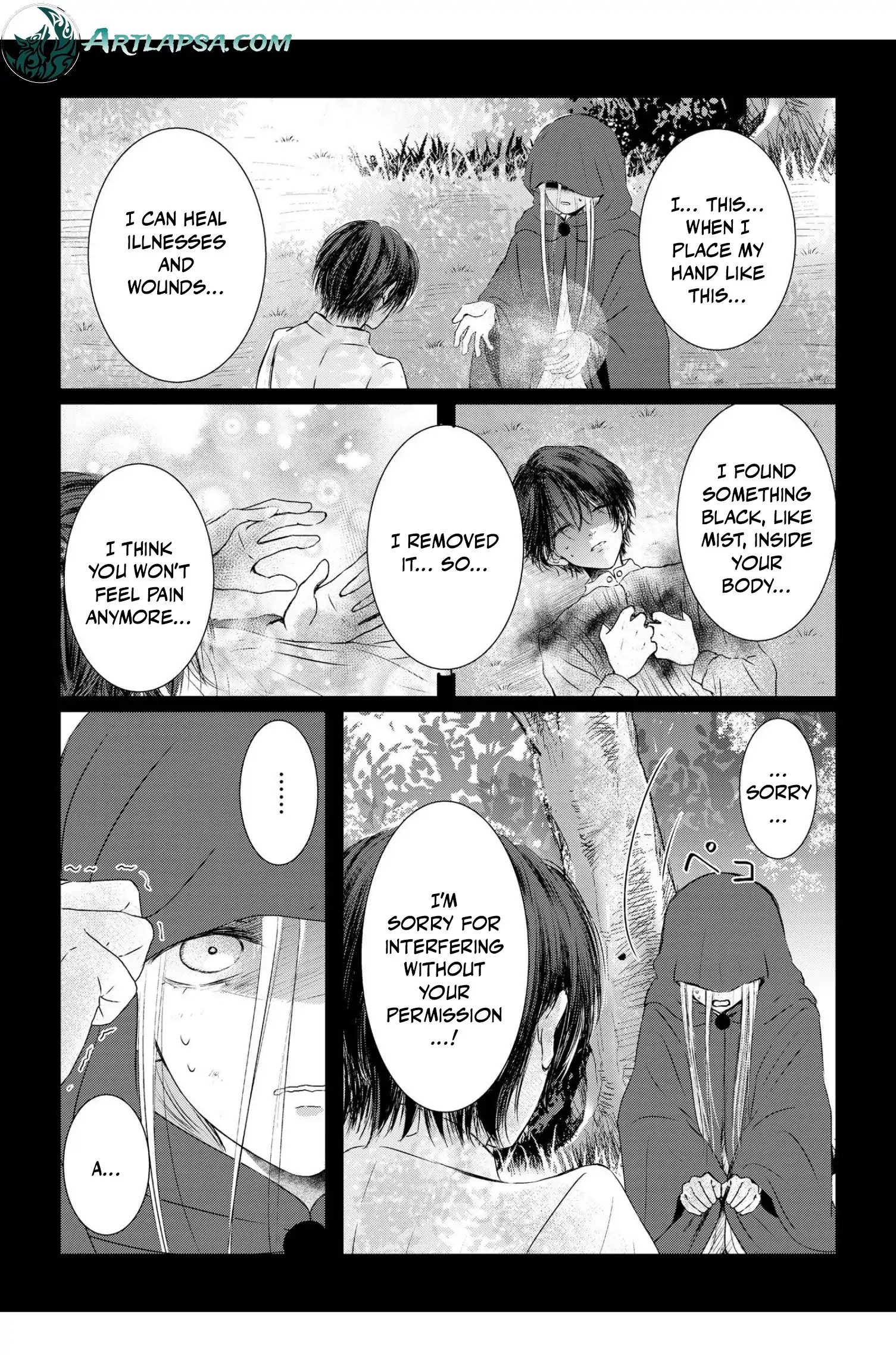 ‏hiding your eyes is such a shame you are incredibly beautiful Chapter 8 page 10 - 