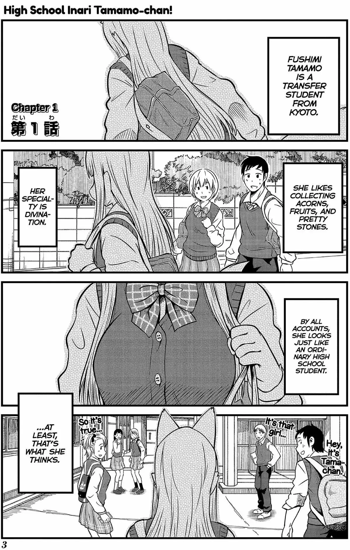 High School Inari Tamamo-chan! Chapter 1 page 4 - 