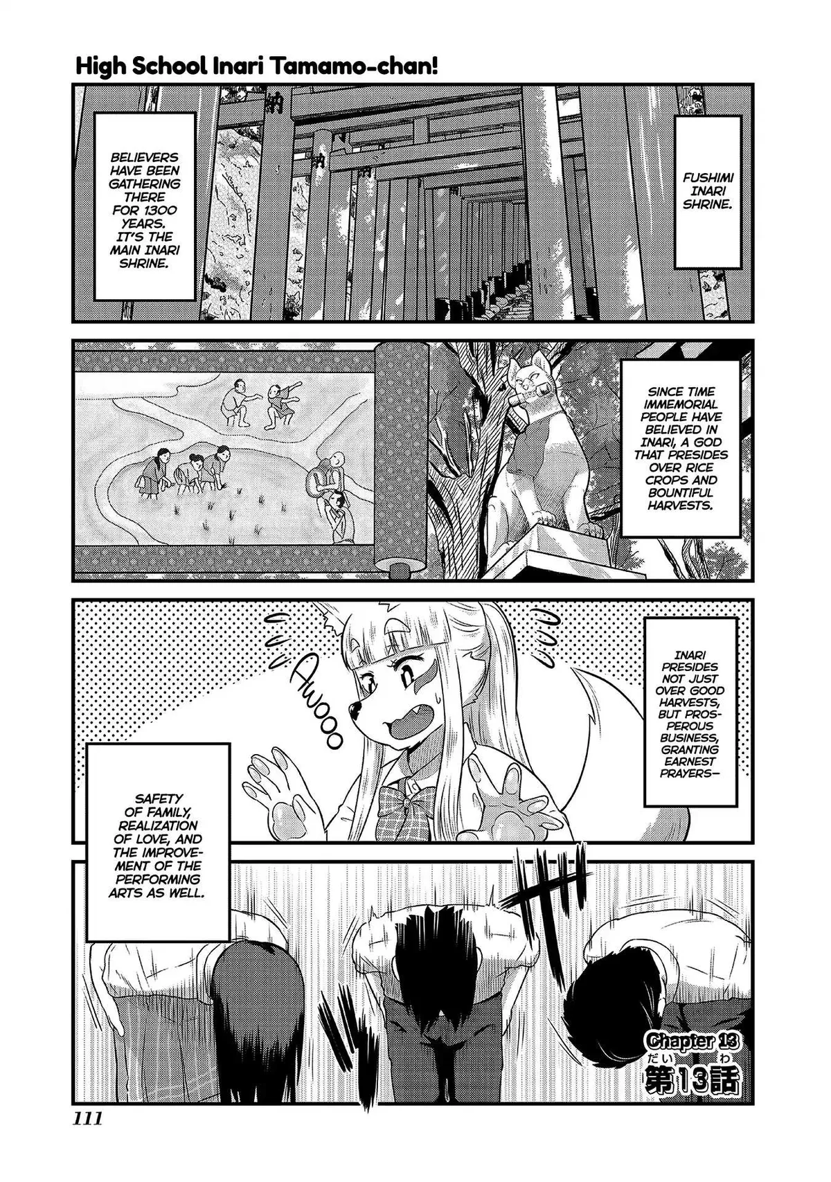 High School Inari Tamamo-chan! Chapter 13 page 1 - 