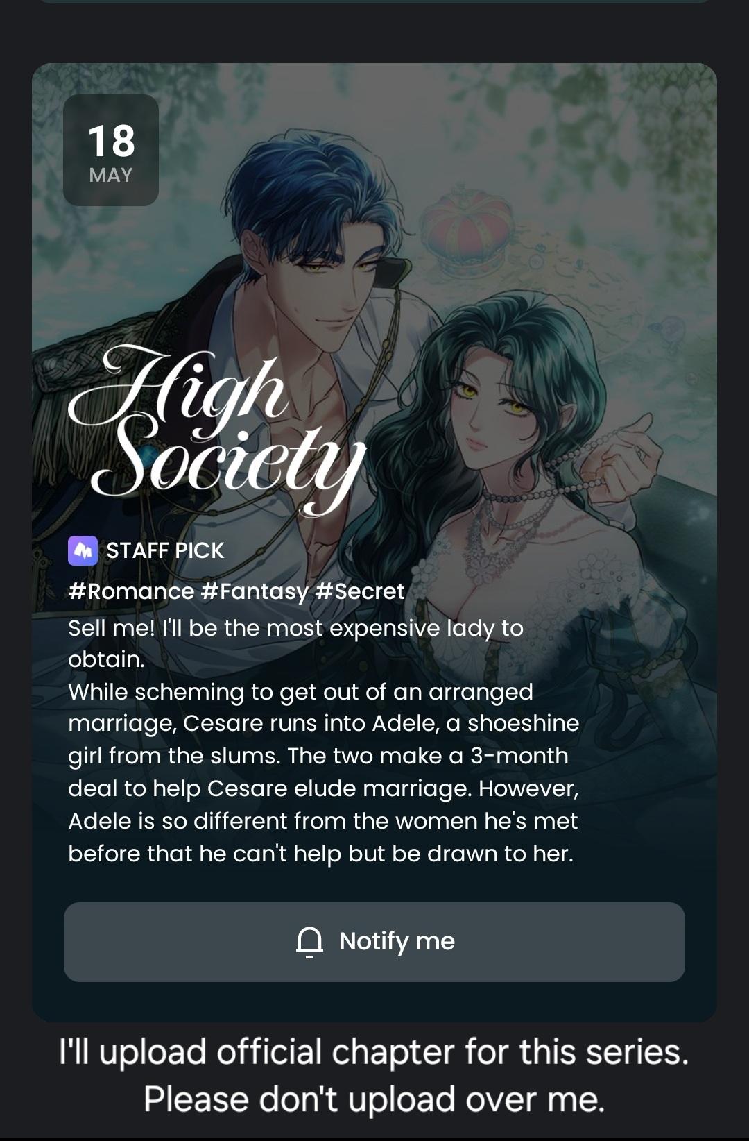 High Society Chapter 2.2 page 1 - 