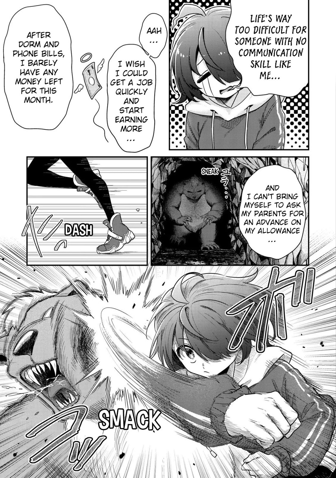 [Hihou] Comuryoku 0 Otaku Shoujo, Dragon wo One Punch de Shizumete, Yuumei Haishin-sha wo Tasuketara Fuhon