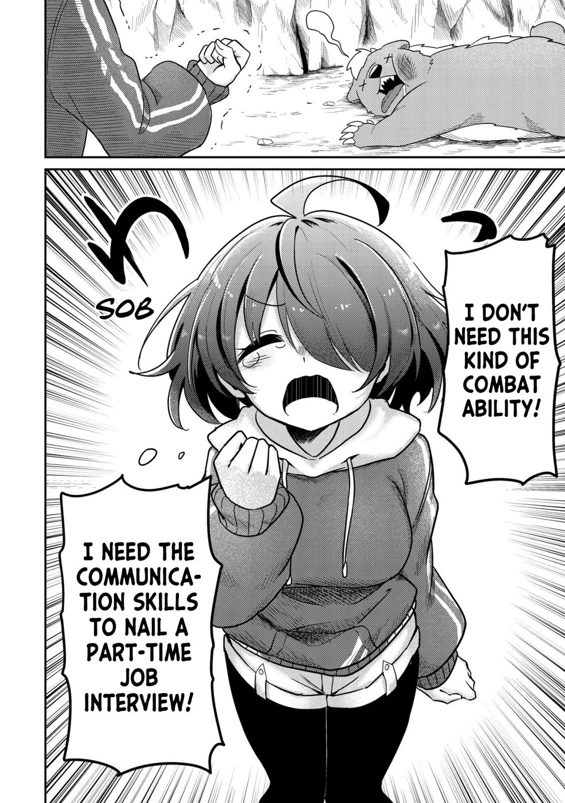 [Hihou] Comuryoku 0 Otaku Shoujo, Dragon wo One Punch de Shizumete, Yuumei Haishin-sha wo Tasuketara Fuhon