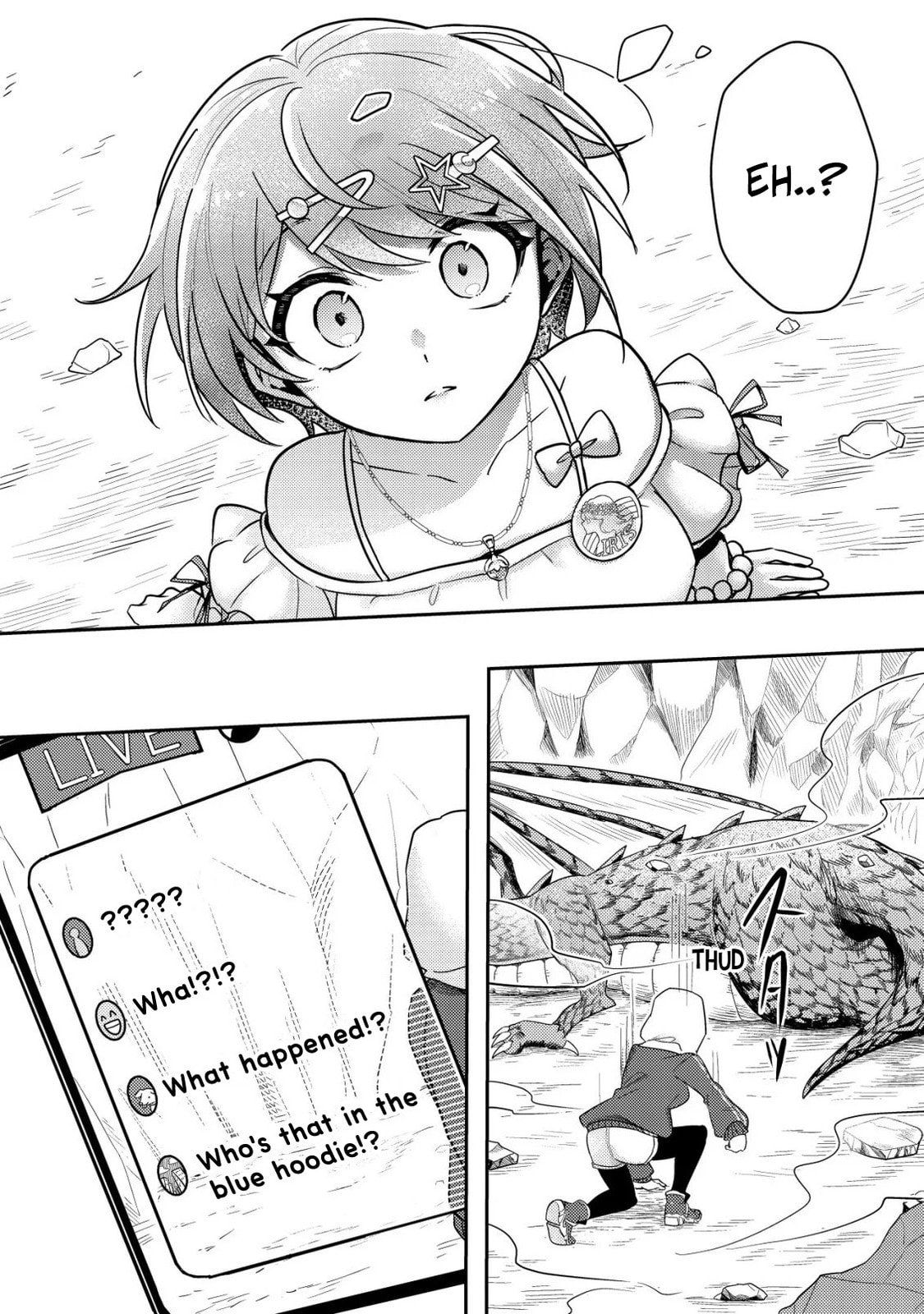 [Hihou] Comuryoku 0 Otaku Shoujo, Dragon wo One Punch de Shizumete, Yuumei Haishin-sha wo Tasuketara Fuhon