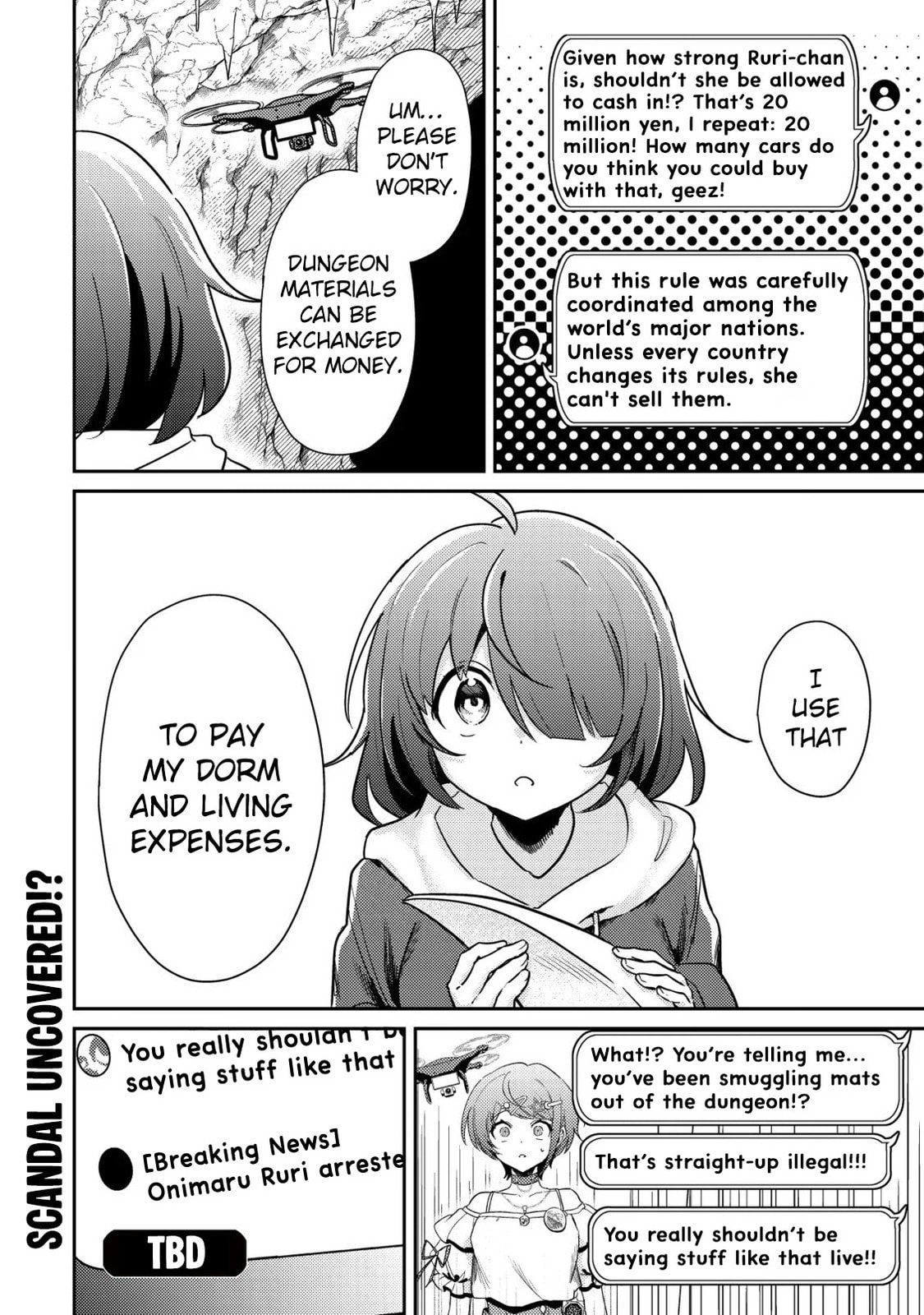 [Hihou] Comuryoku 0 Otaku Shoujo, Dragon wo One Punch de Shizumete, Yuumei Haishin-sha wo Tasuketara Fuhon