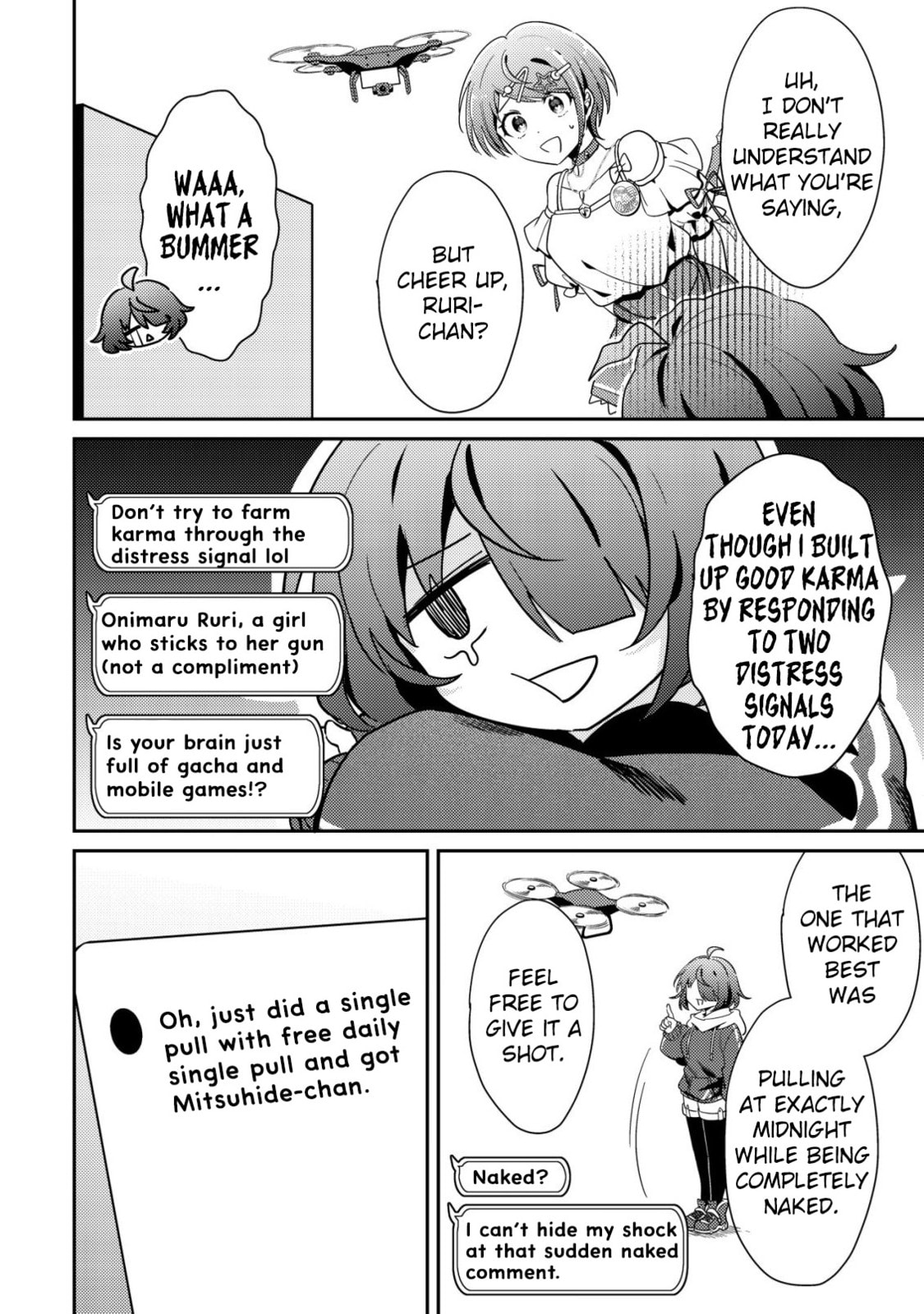 [Hihou] Comuryoku 0 Otaku Shoujo, Dragon wo One Punch de Shizumete, Yuumei Haishin-sha wo Tasuketara Fuhon