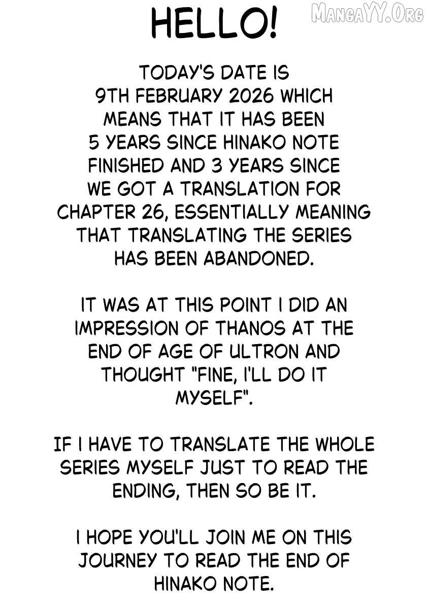 Hinako Note Chapter 27 page 18 - 
