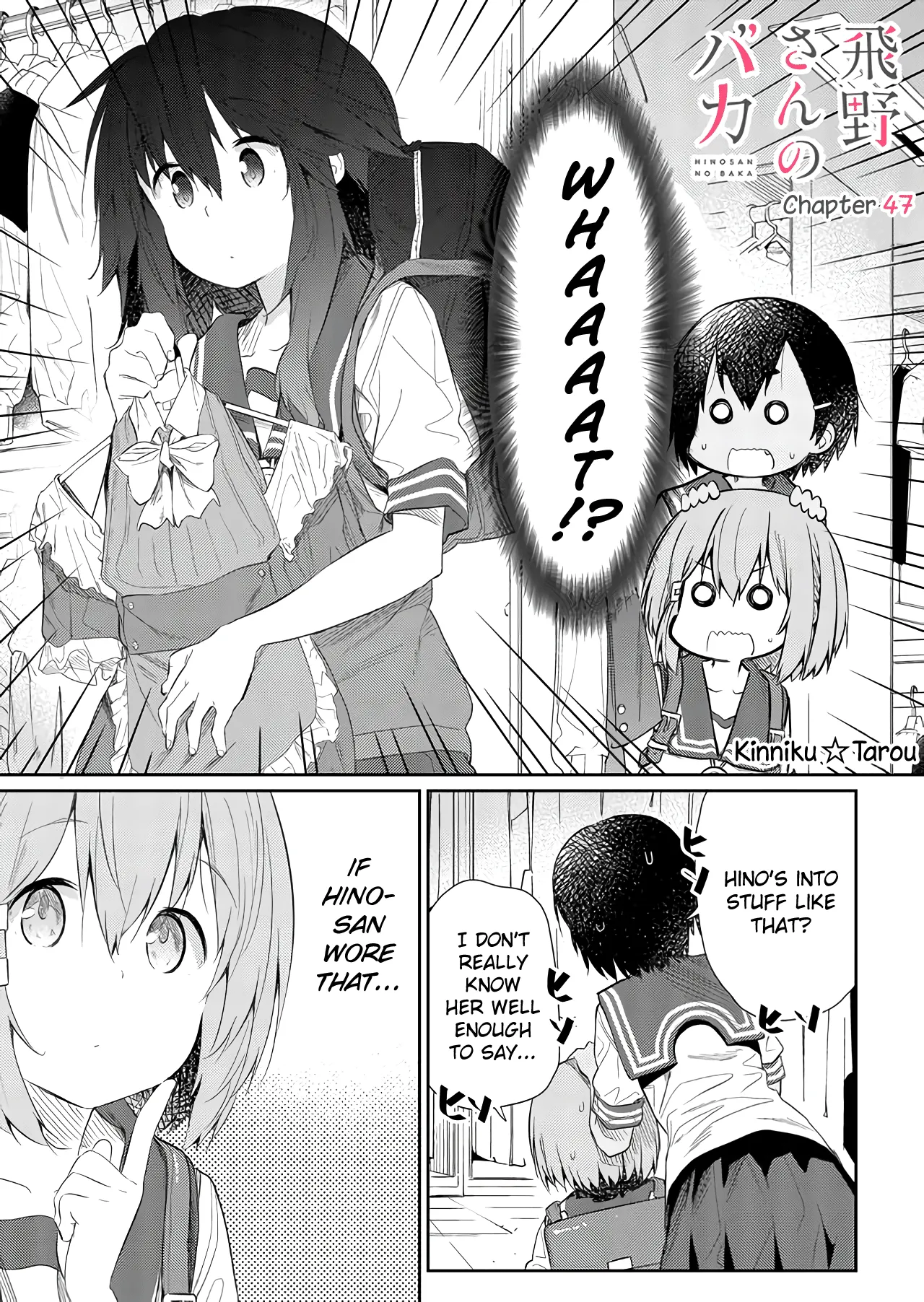 Hino-san is a Dummy Chapter 47 page 1 - 