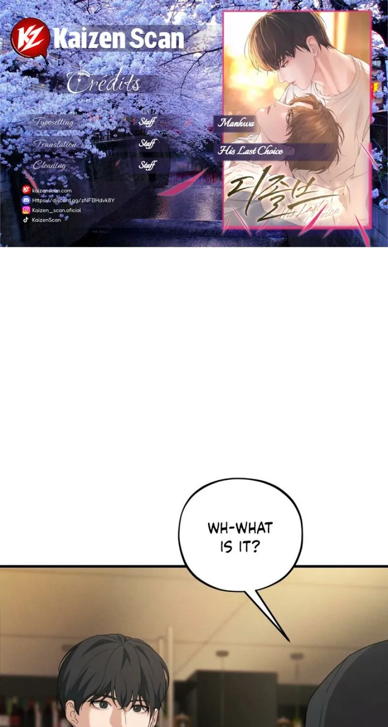 His Last Choice Chapter 2 page 1 - 
