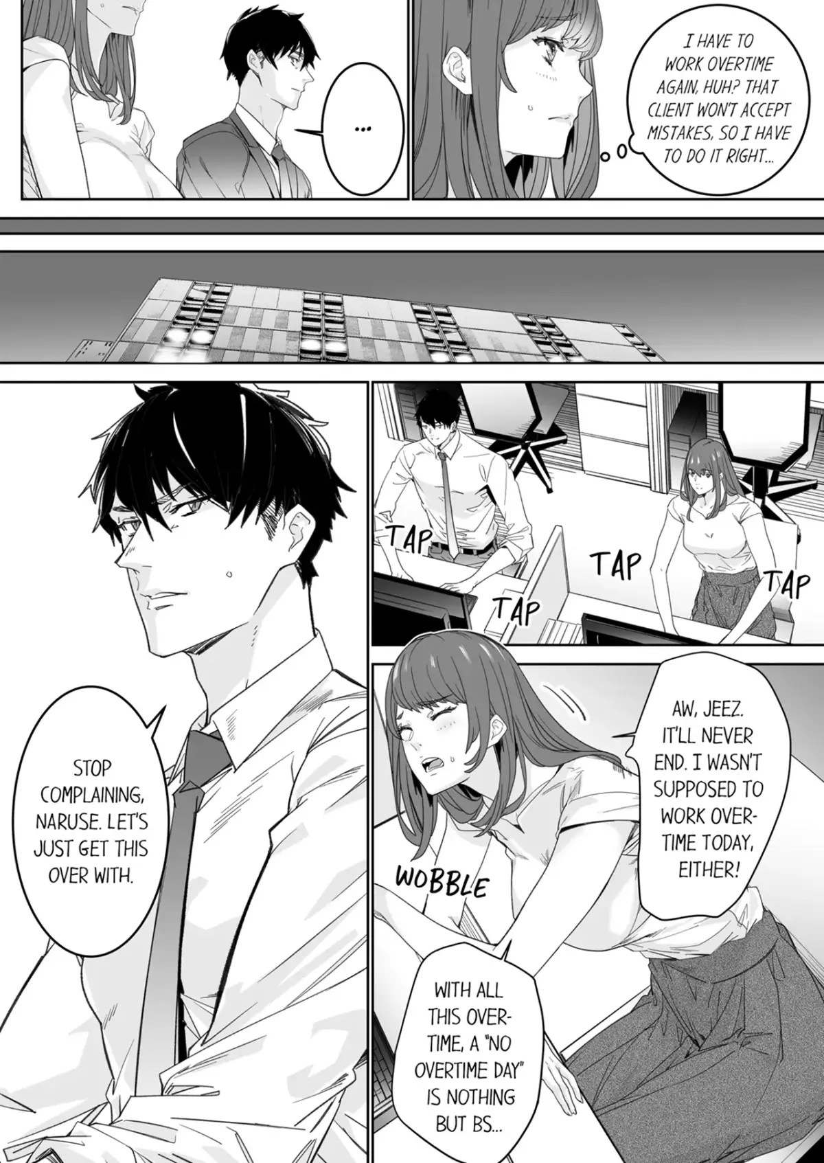 "His Sex is Way Too Sadistic…!" - Intense Sex with My Peerless Colleague Before the Last Train Chapter 1 page 3 - 