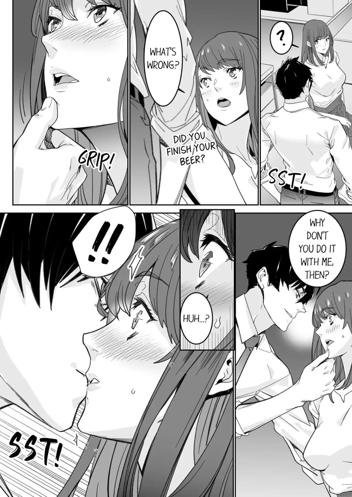 "His Sex is Way Too Sadistic…!" - Intense Sex with My Peerless Colleague Before the Last Train Chapter 1 page 9 - 