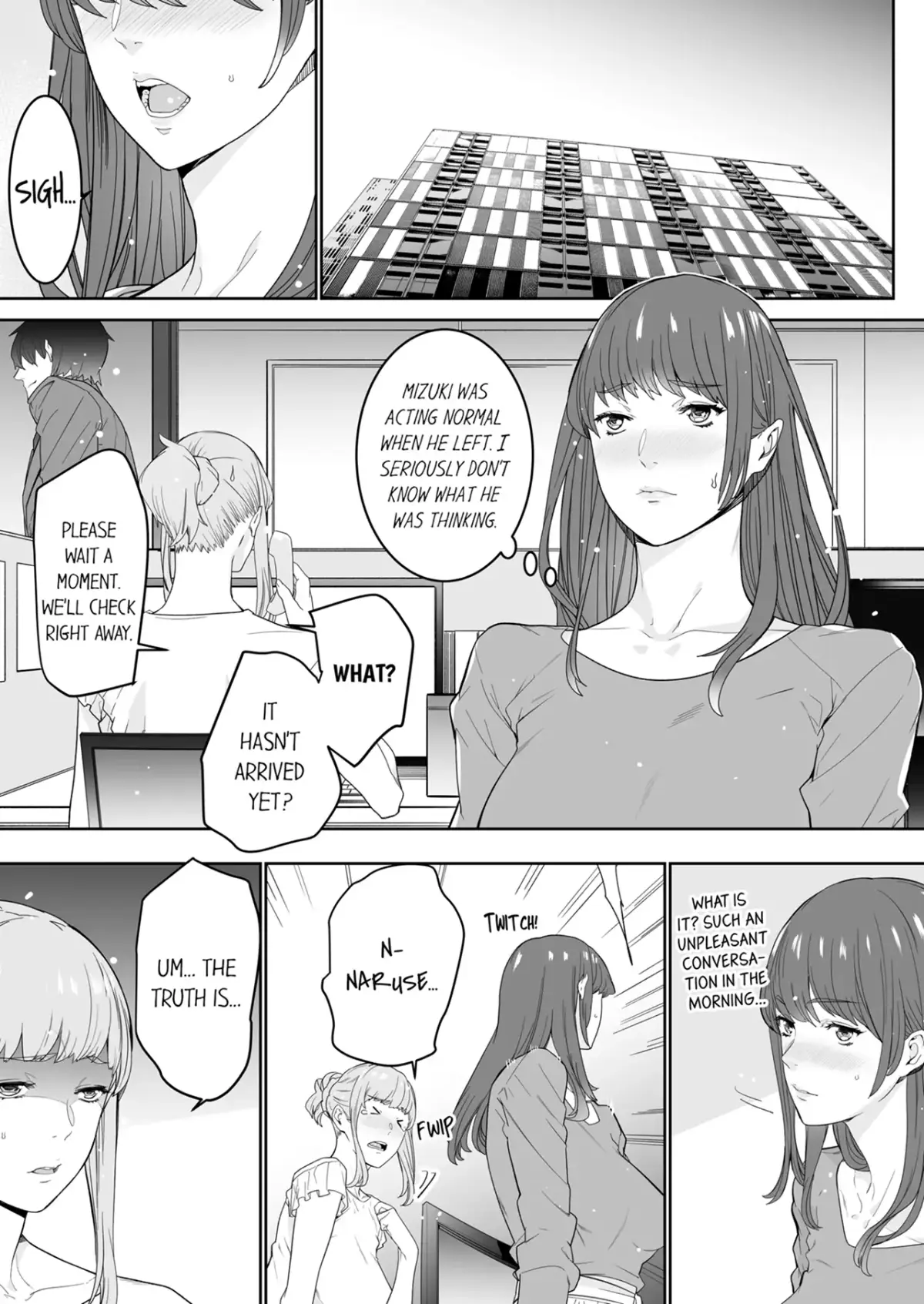 "His Sex is Way Too Sadistic…!" - Intense Sex with My Peerless Colleague Before the Last Train Chapter 10 page 2 - 