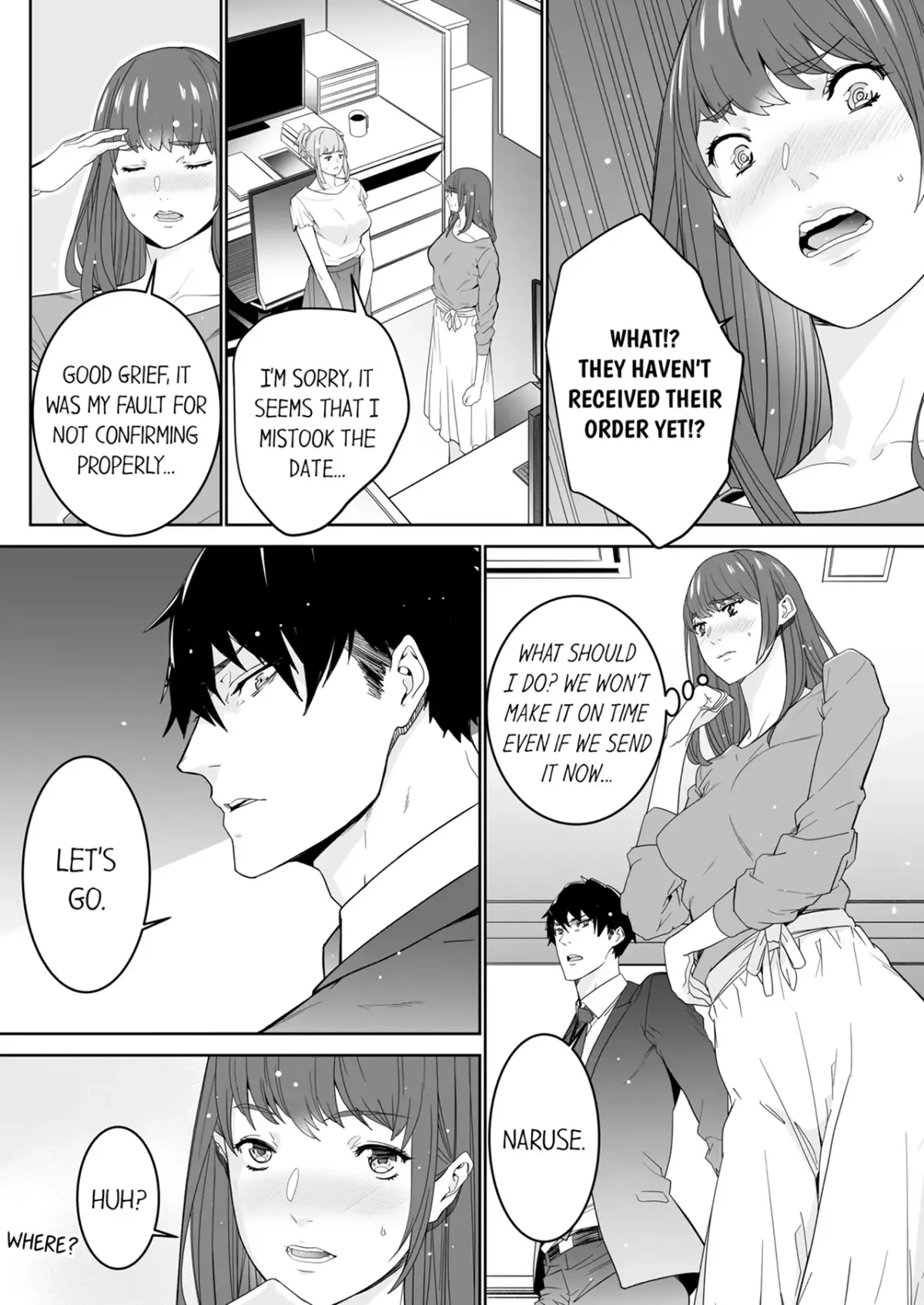 "His Sex is Way Too Sadistic…!" - Intense Sex with My Peerless Colleague Before the Last Train Chapter 10 page 3 - 