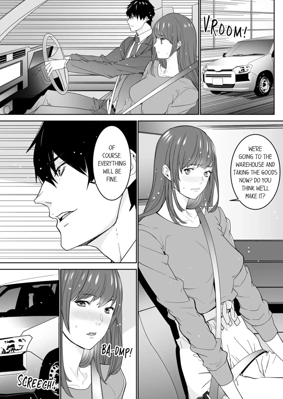 "His Sex is Way Too Sadistic…!" - Intense Sex with My Peerless Colleague Before the Last Train Chapter 10 page 4 - 