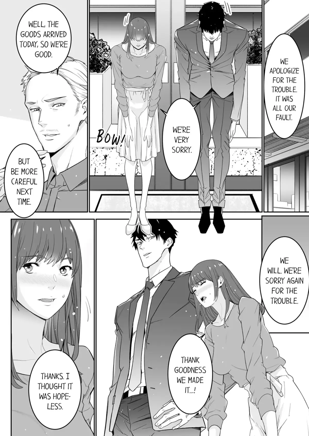 "His Sex is Way Too Sadistic…!" - Intense Sex with My Peerless Colleague Before the Last Train Chapter 10 page 5 - 