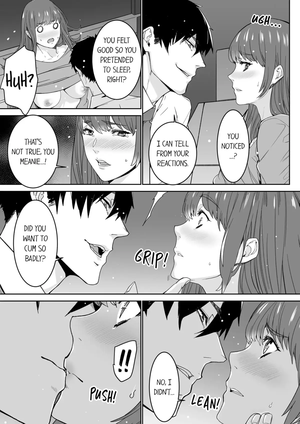 "His Sex is Way Too Sadistic…!" - Intense Sex with My Peerless Colleague Before the Last Train Chapter 11 page 6 - 