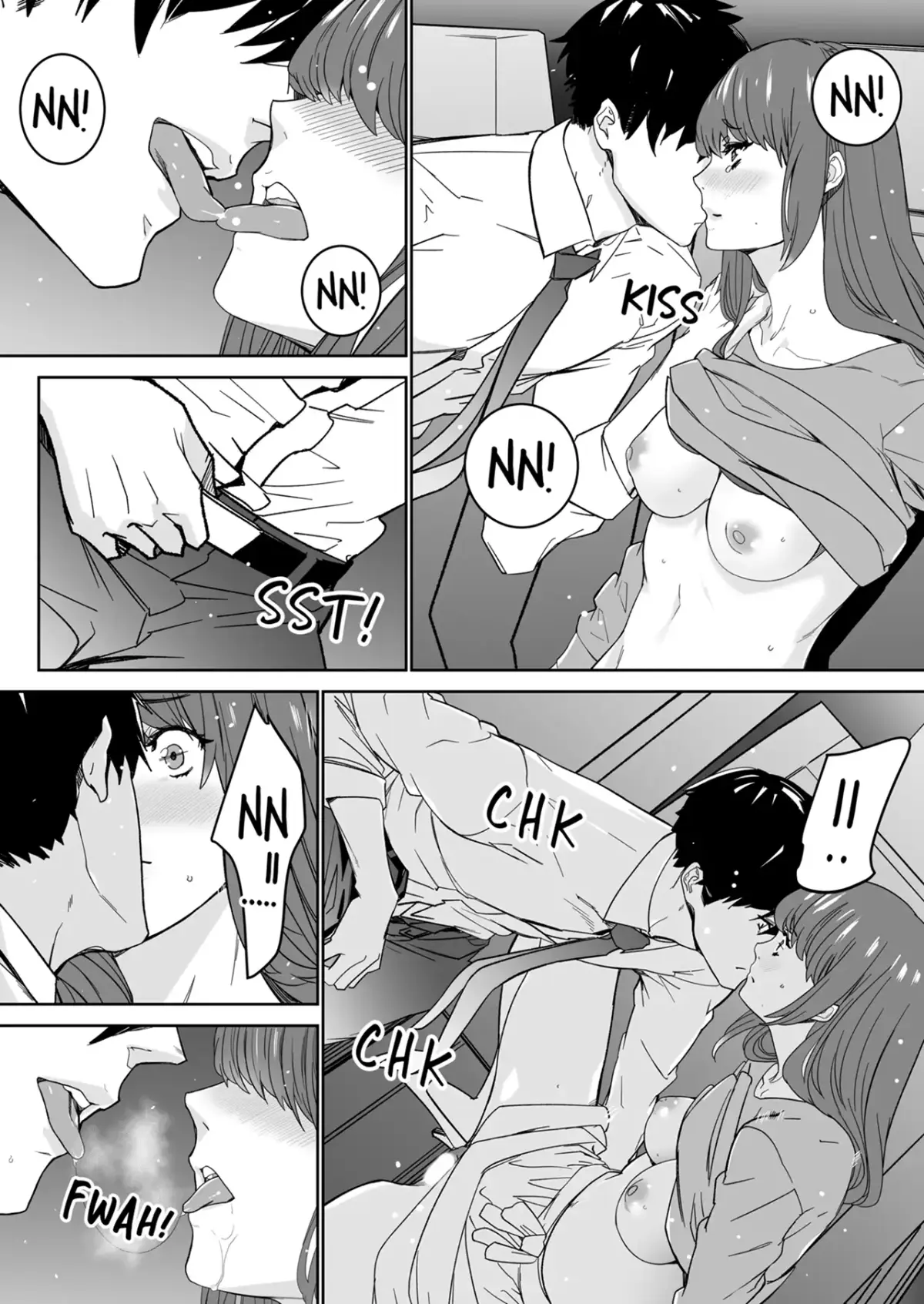 "His Sex is Way Too Sadistic…!" - Intense Sex with My Peerless Colleague Before the Last Train Chapter 11 page 7 - 