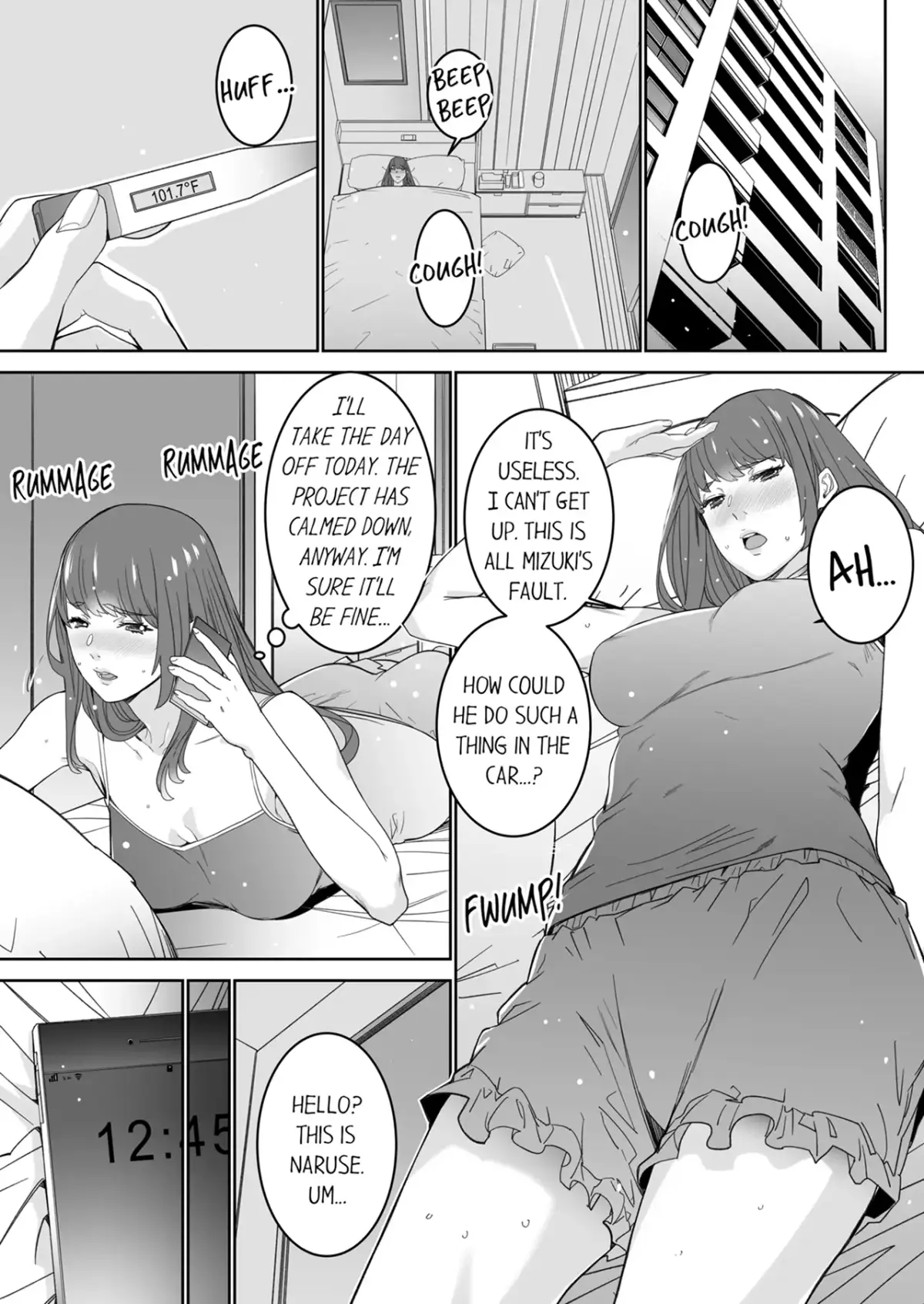 "His Sex is Way Too Sadistic…!" - Intense Sex with My Peerless Colleague Before the Last Train Chapter 12 page 6 - 