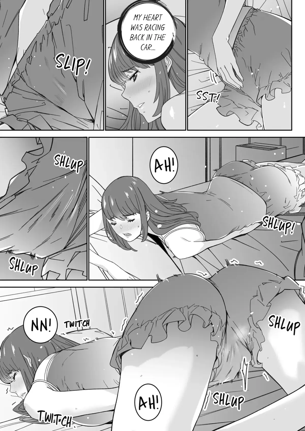 "His Sex is Way Too Sadistic…!" - Intense Sex with My Peerless Colleague Before the Last Train Chapter 12 page 8 - 