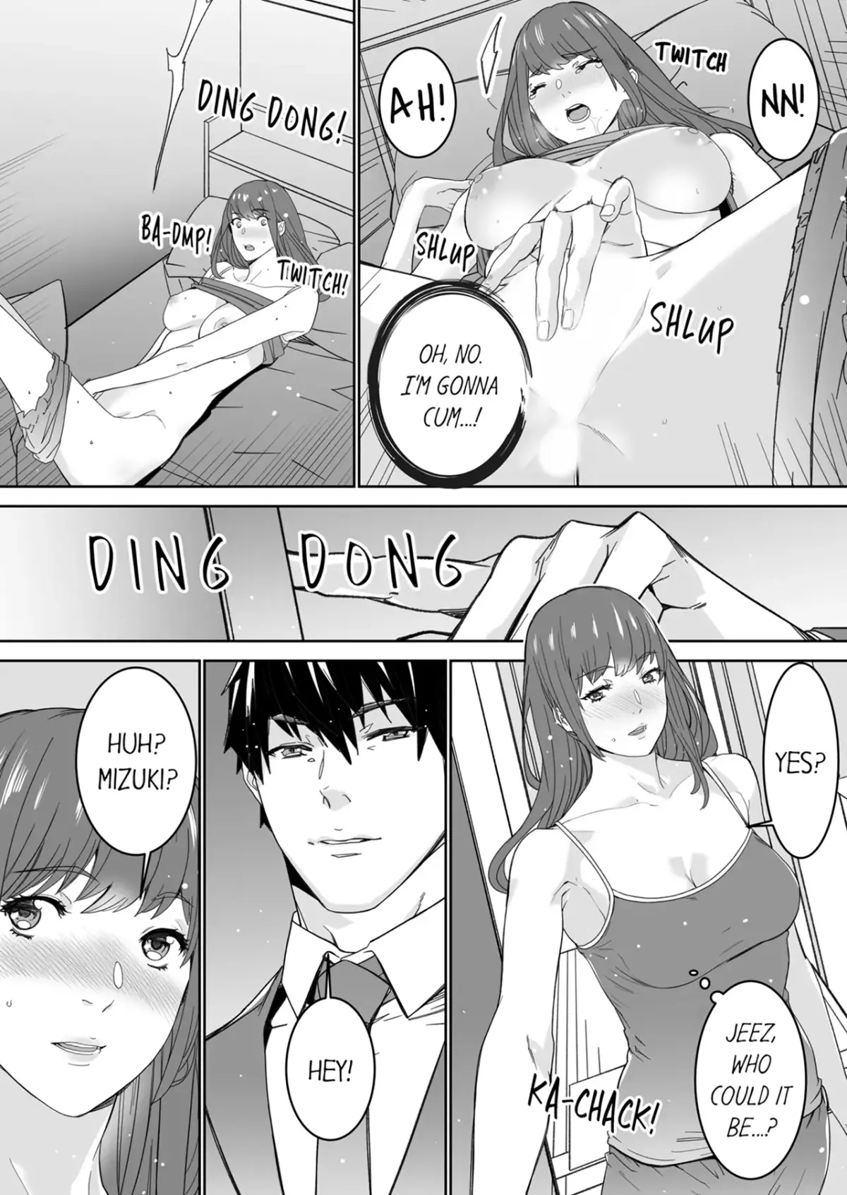 "His Sex is Way Too Sadistic…!" - Intense Sex with My Peerless Colleague Before the Last Train Chapter 12 page 9 - 