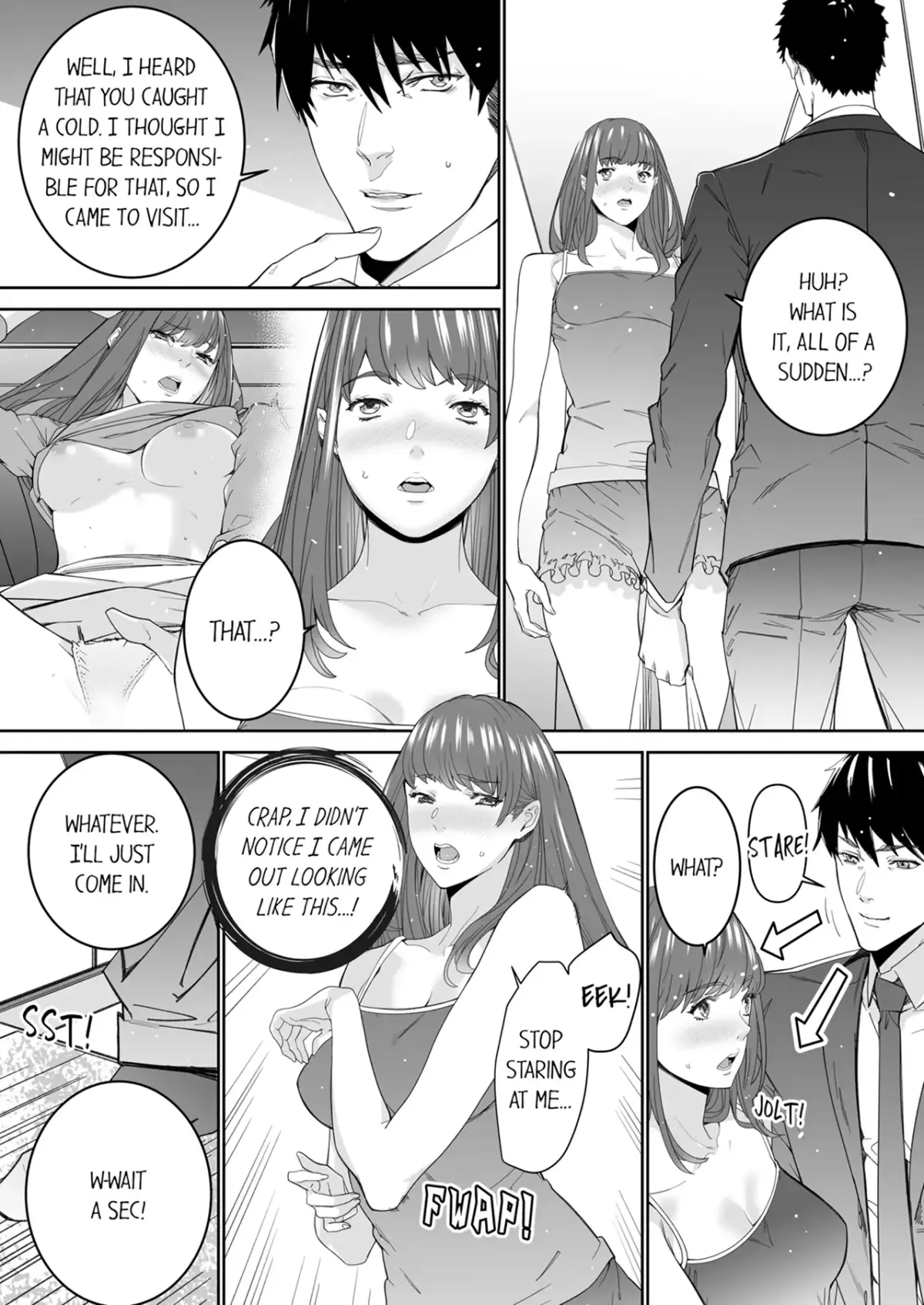 "His Sex is Way Too Sadistic…!" - Intense Sex with My Peerless Colleague Before the Last Train Chapter 13 page 2 - 