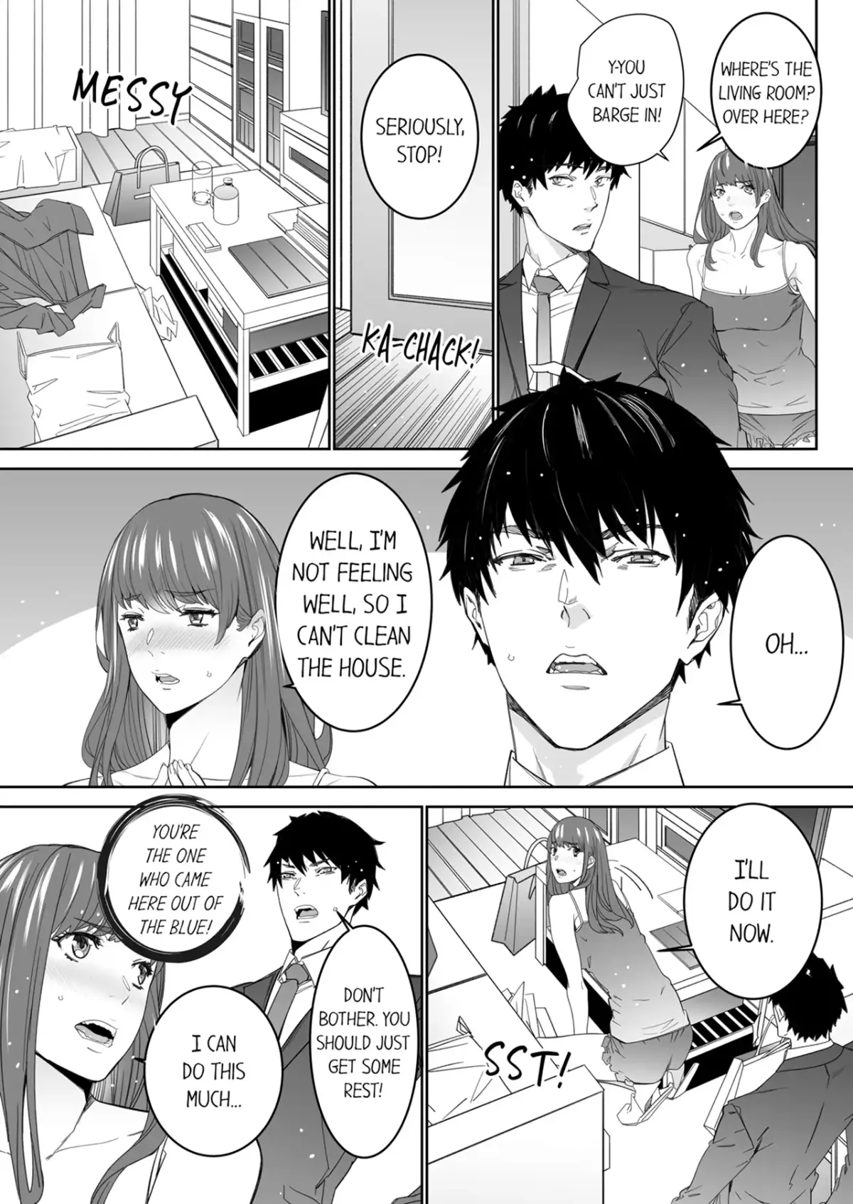"His Sex is Way Too Sadistic…!" - Intense Sex with My Peerless Colleague Before the Last Train Chapter 13 page 3 - 