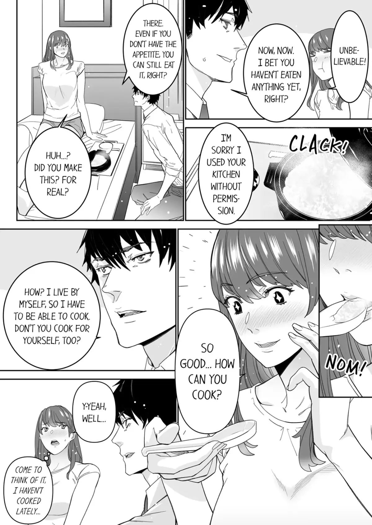 "His Sex is Way Too Sadistic…!" - Intense Sex with My Peerless Colleague Before the Last Train Chapter 13 page 7 - 