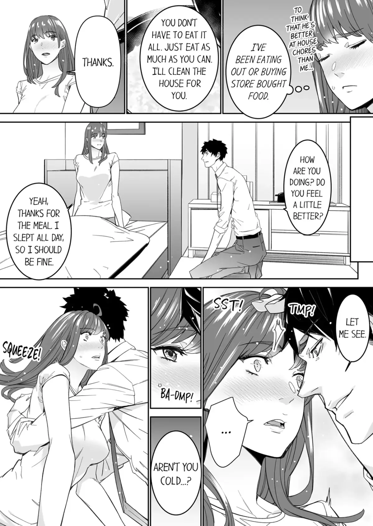 "His Sex is Way Too Sadistic…!" - Intense Sex with My Peerless Colleague Before the Last Train Chapter 13 page 8 - 