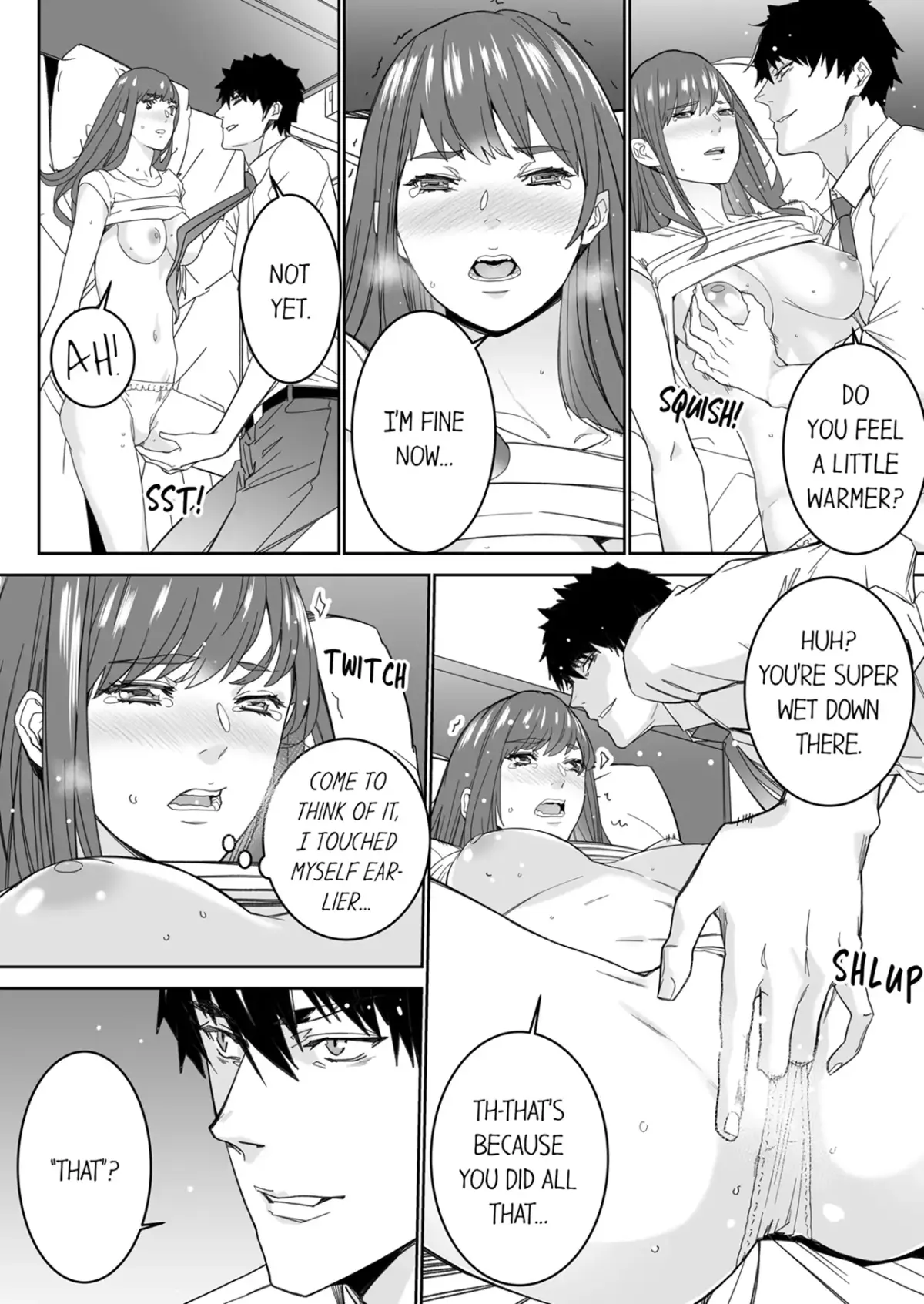 "His Sex is Way Too Sadistic…!" - Intense Sex with My Peerless Colleague Before the Last Train Chapter 14 page 3 - 