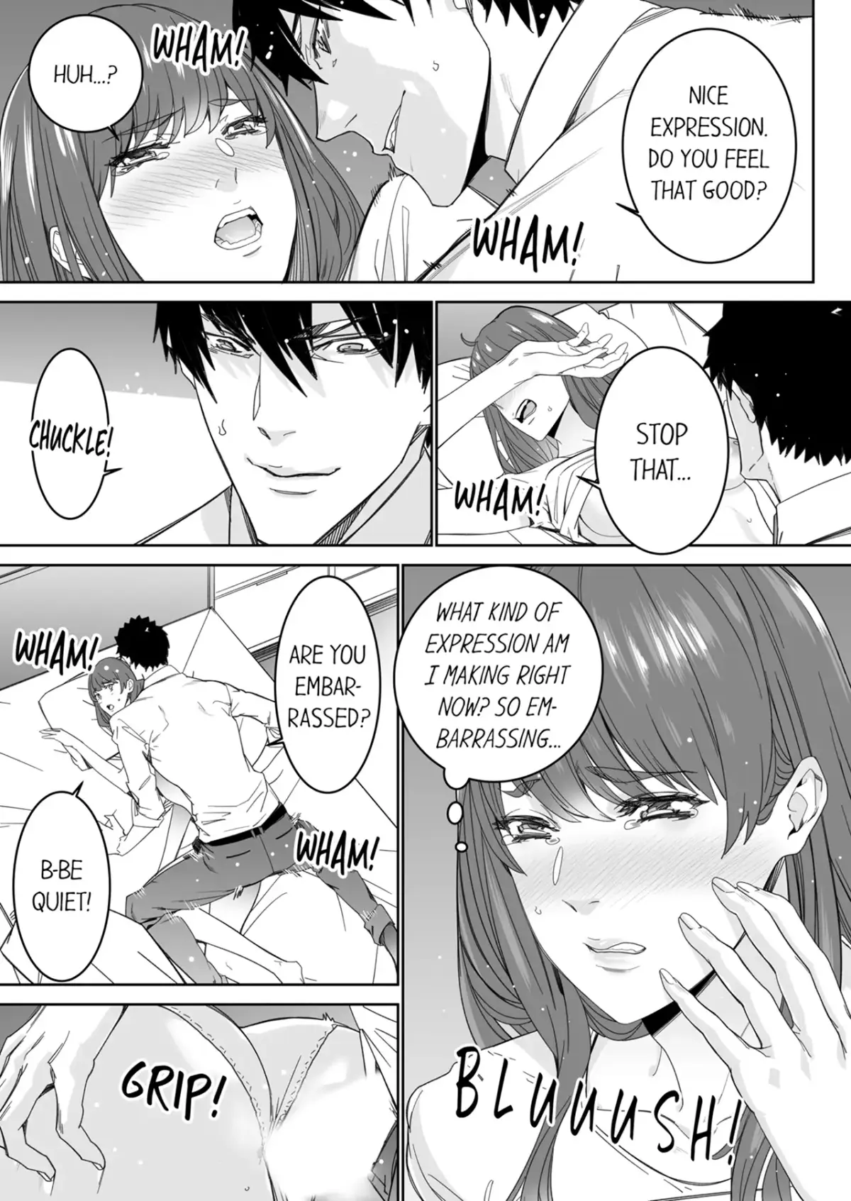 "His Sex is Way Too Sadistic…!" - Intense Sex with My Peerless Colleague Before the Last Train Chapter 15 page 4 - 