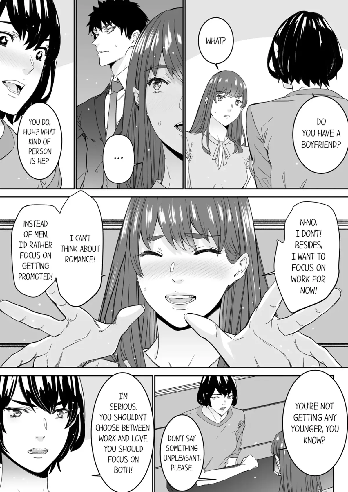 "His Sex is Way Too Sadistic…!" - Intense Sex with My Peerless Colleague Before the Last Train Chapter 15 page 8 - 