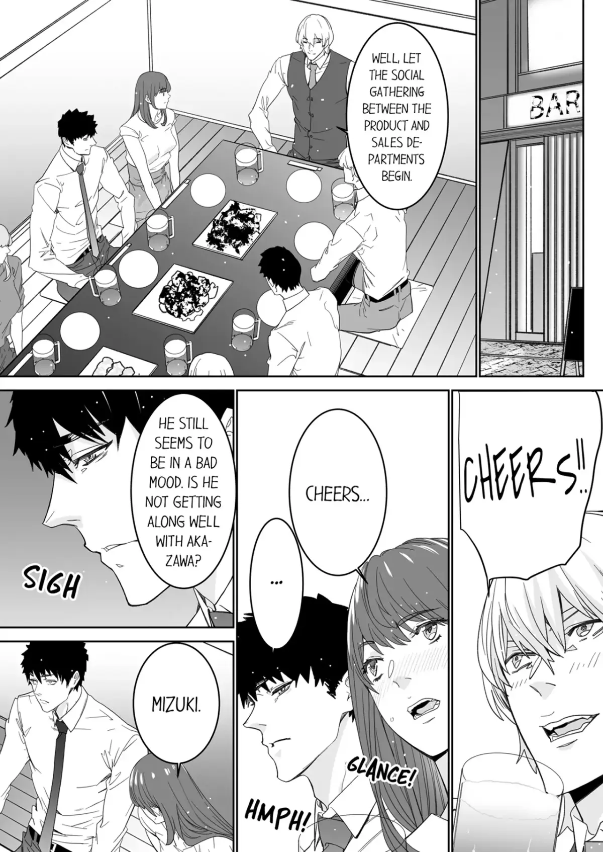 "His Sex is Way Too Sadistic…!" - Intense Sex with My Peerless Colleague Before the Last Train Chapter 16 page 6 - 