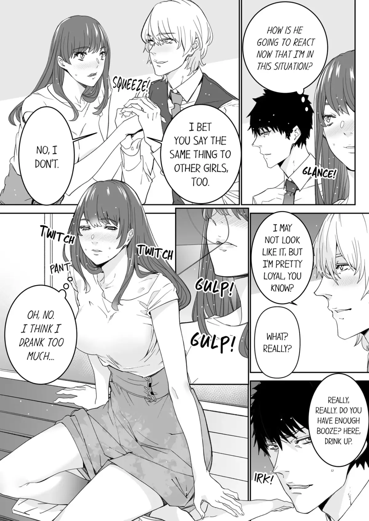 "His Sex is Way Too Sadistic…!" - Intense Sex with My Peerless Colleague Before the Last Train Chapter 16 page 8 - 
