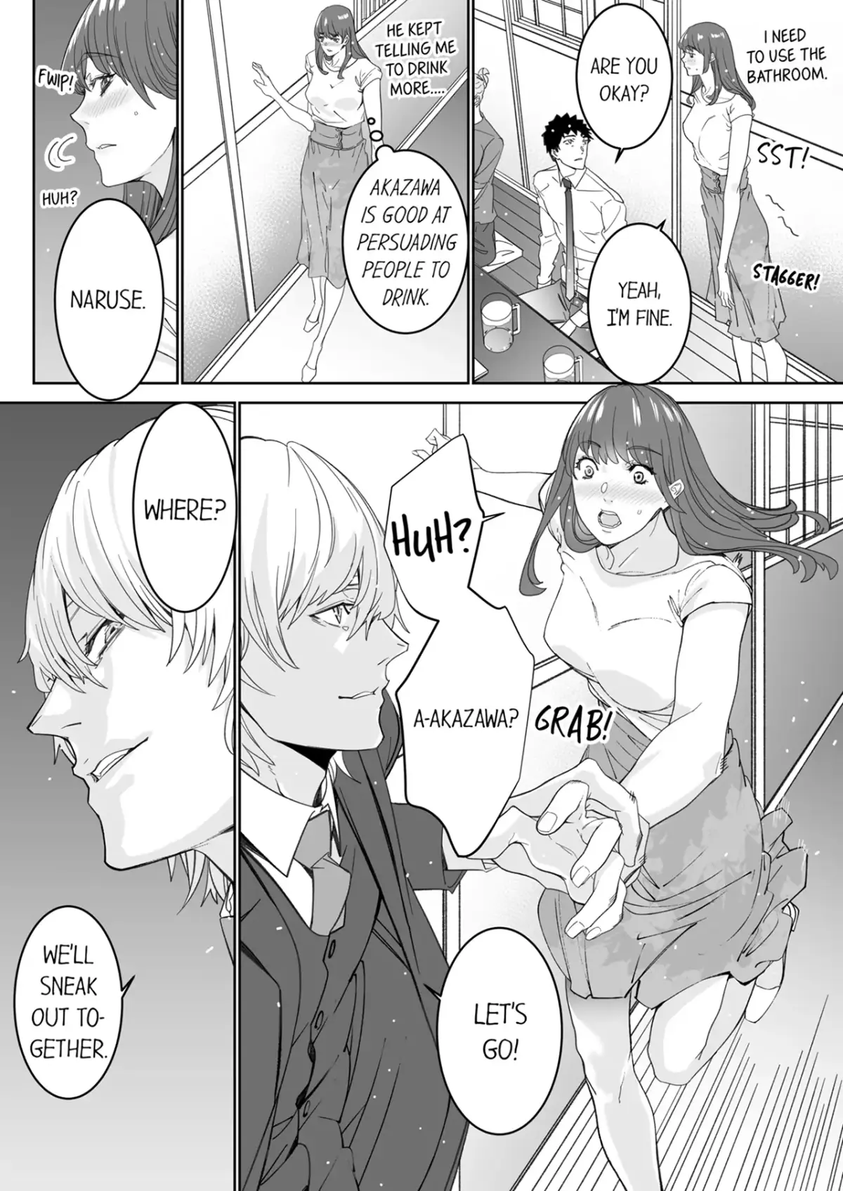 "His Sex is Way Too Sadistic…!" - Intense Sex with My Peerless Colleague Before the Last Train Chapter 16 page 9 - 