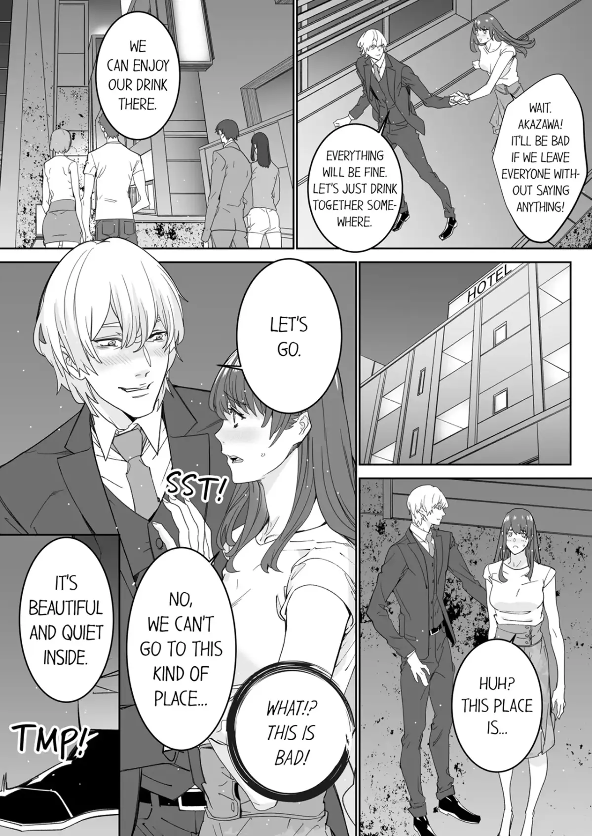 "His Sex is Way Too Sadistic…!" - Intense Sex with My Peerless Colleague Before the Last Train Chapter 17 page 2 - 