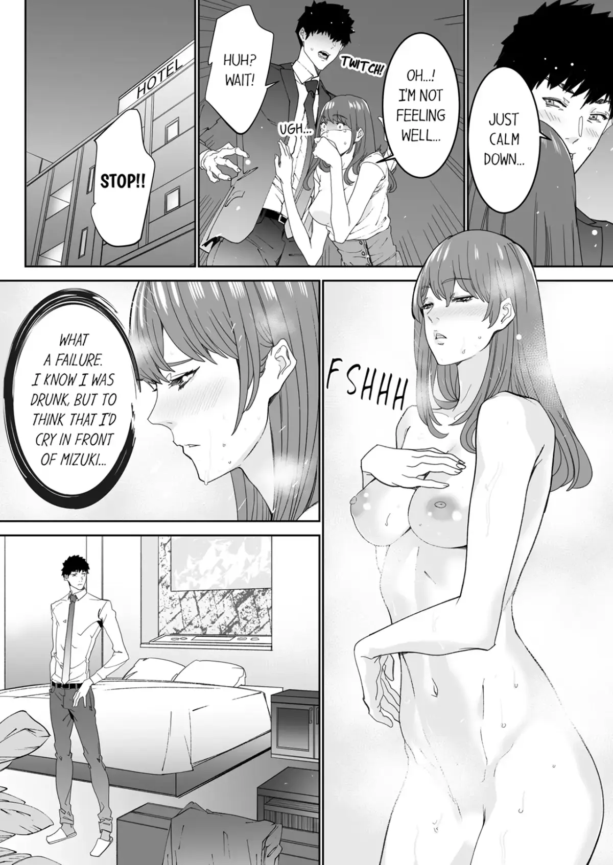 "His Sex is Way Too Sadistic…!" - Intense Sex with My Peerless Colleague Before the Last Train Chapter 17 page 5 - 