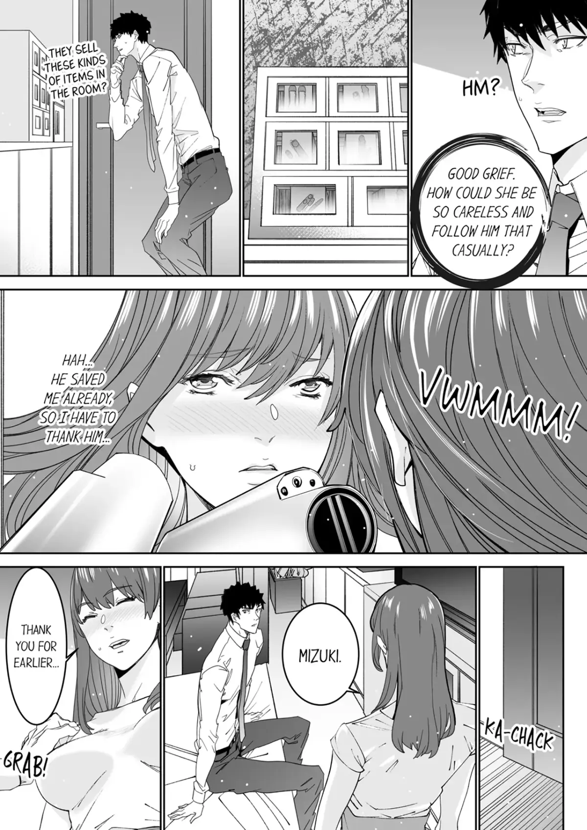 "His Sex is Way Too Sadistic…!" - Intense Sex with My Peerless Colleague Before the Last Train Chapter 17 page 6 - 