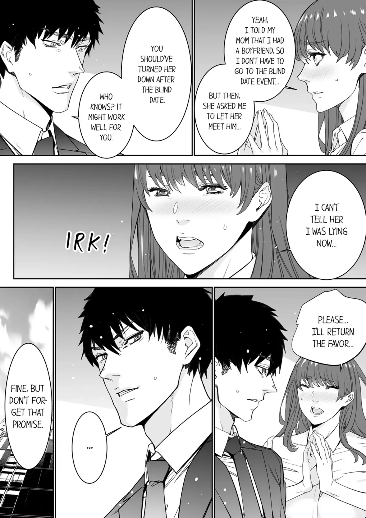 "His Sex is Way Too Sadistic…!" - Intense Sex with My Peerless Colleague Before the Last Train Chapter 19 page 9 - 